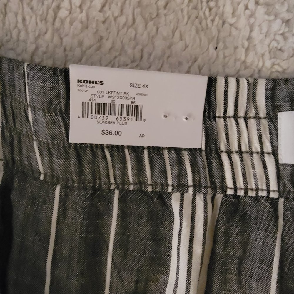 NWT Sonoma shorts sz 4X - Picture 4 of 8